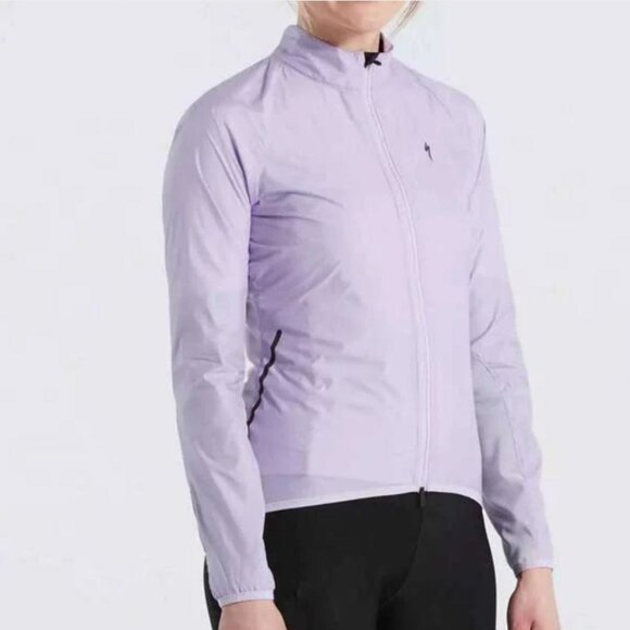 NWT Specialized SL Pro stretch mesh back wind shell L Large lavender UV lilac - Picture 3 of 7